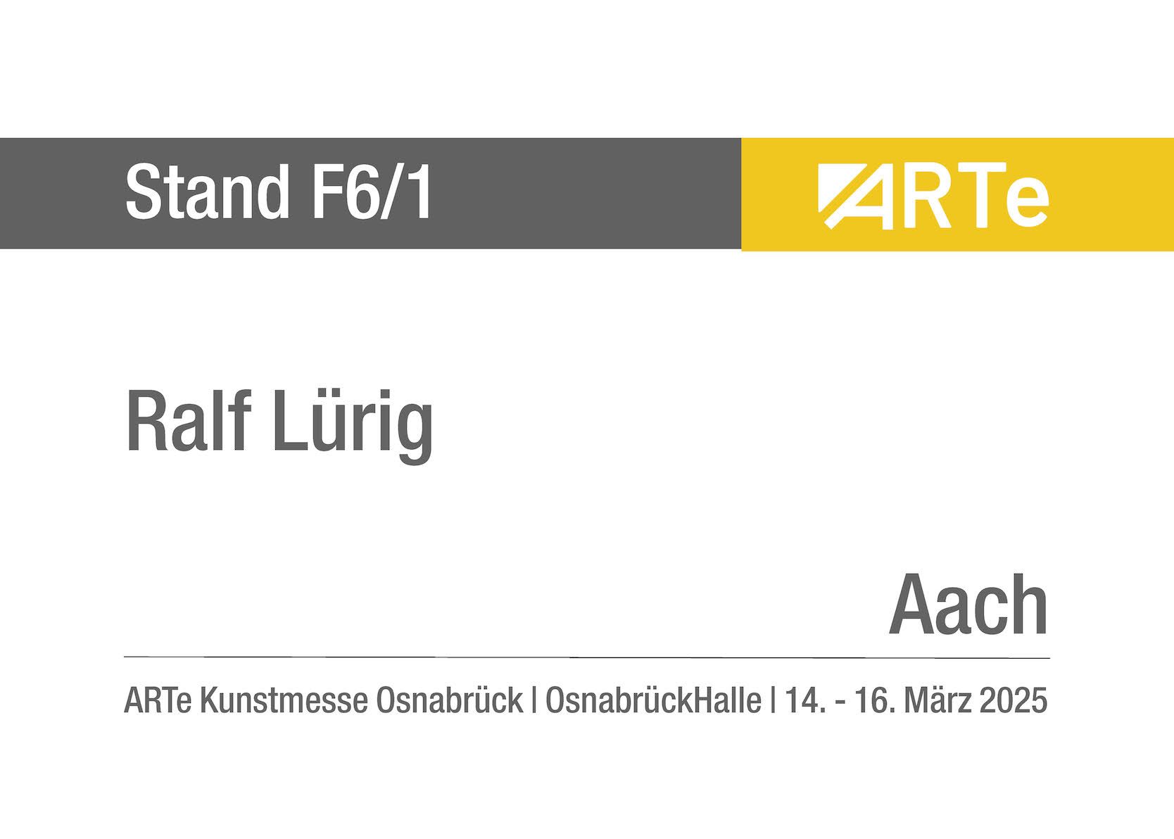 Ralf Lürig / Stand F6/1