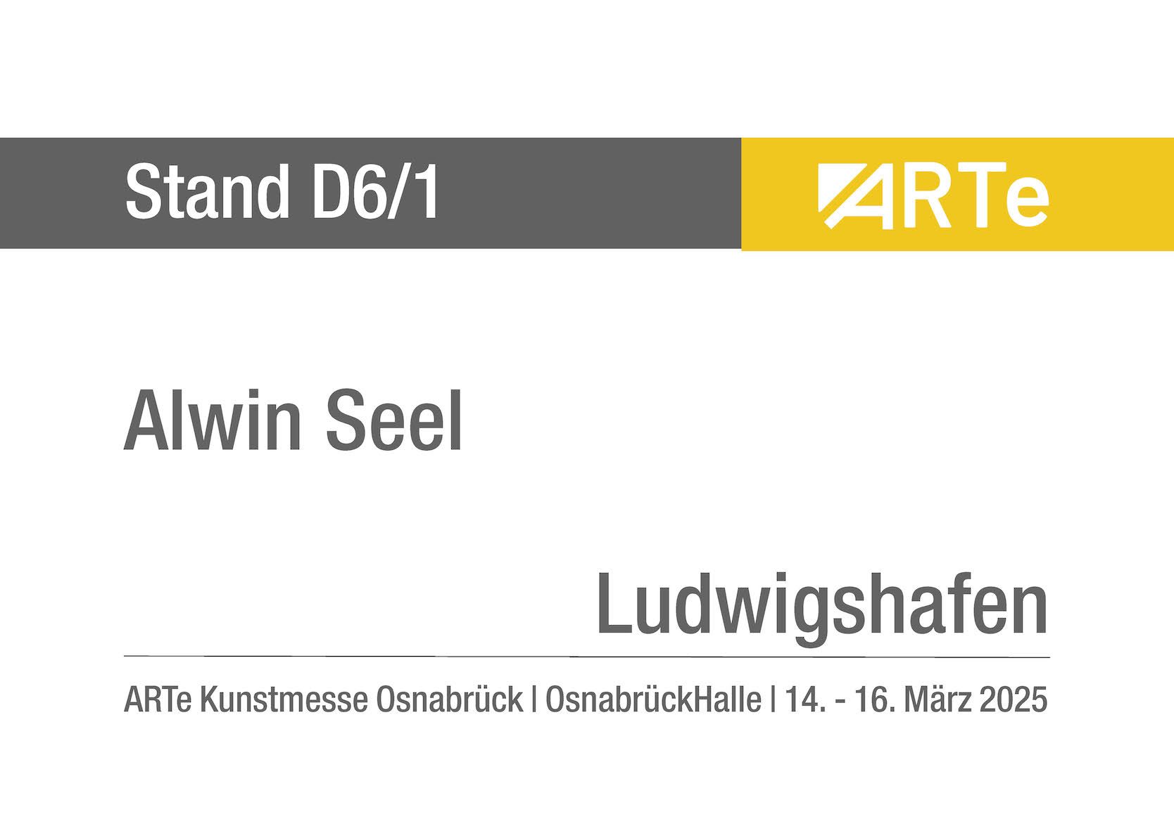 Zum Hallenplan ARTe Kunstmesse Osnabrück 2025